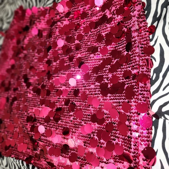 Glamorous Pink Sequin Mini Skirt - Picture 6 of 8